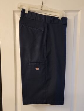 Dark Navy Blue Dickies Shorts, Men's Size 32" with 15" Inseam, Vintage